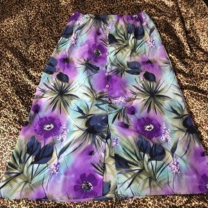 Y2K Maggie Sweet High/ Mid Waisted Floral Skirt